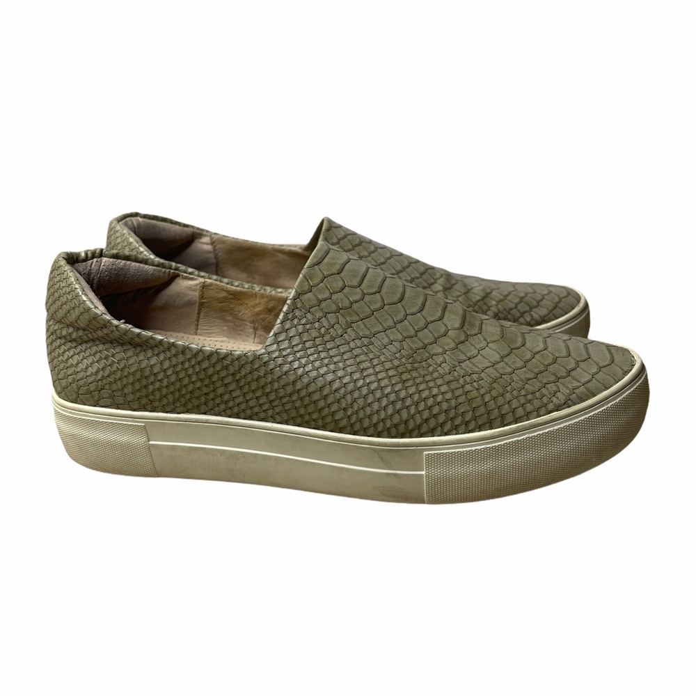 J Slides Ariana Platform Snake Taupe Sneaker Slide - image 7